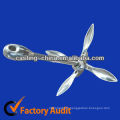 investment casting folding anchor for marine parts